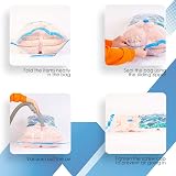 KEPLIN Vacuum Storage Bags 6 Pack XL 80x100 cm Double Zip Valve Space Saver view 2