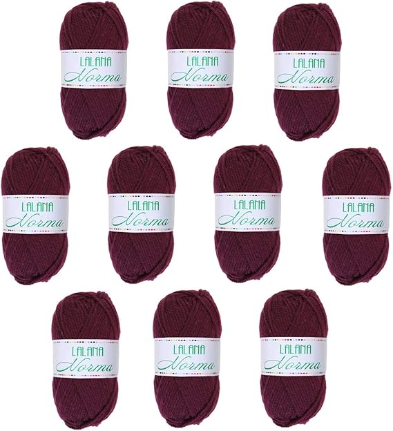 Hilo de Acrilico Ovillo de Lana para Tejer Crochet Ganchillo o Punto