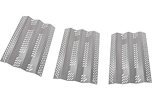 ZLjoint Heat Plate for AOG 30NB, 30PC Grill Replacement Parts, 15 1/2" x 8 1/4" Heat Shield for American Outdoor Grill 30NB 30PC Replacement Parts, 3 Pcs Stainless Steel Grill Tube Burner Cover