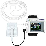 EMAY SleepO2 Pro - Wrist Pulse Oximeter with SpO2 & Flow Tracking Overnight | Wrist Sleep Oxygen Monitor for Blood Oxygen Lev