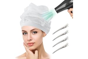 Net Plopping Cap for Drying Curly Hair,Diffuser Cap for Curly Hair,Djustable Net Hairs Plopping Bonnet Curlys Hairs Bonnet Ne