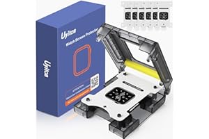 Uyiton for Apple Watch Series 10/11 Screen Protector 46mm - HD Clear EPU Film [Not Glass] iWatch Protector Anti Scratch [Non-Bubbles] [Easy to Install] Self-Healing High Touch Screen Cover, 6 Pack