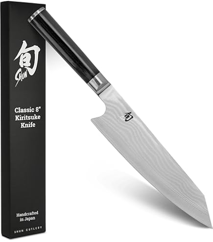 Amazon.com: Shun DM0777 Classic Kiritsuke Knife, Stainless Steel