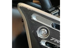 Resin Bike Motorcycle 3D Stickers Compatible with Yamaha Tracer 9 2021 Metal. Heel Sill Motorcycle Protection from Bumps and Scratches. Paire of Resin Stickers - Made in Italy