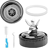 6 Fins Extractor Blade Assembly for Ninja Blender, 3.35in/8.5cm Diameter | Food-Grade Materials, BPA-Free, Fits for Ninja Auto iQ BL660 BL663 BL663CO BL665Q BL740 BL770 BL771 BL772 BL773CO BL780