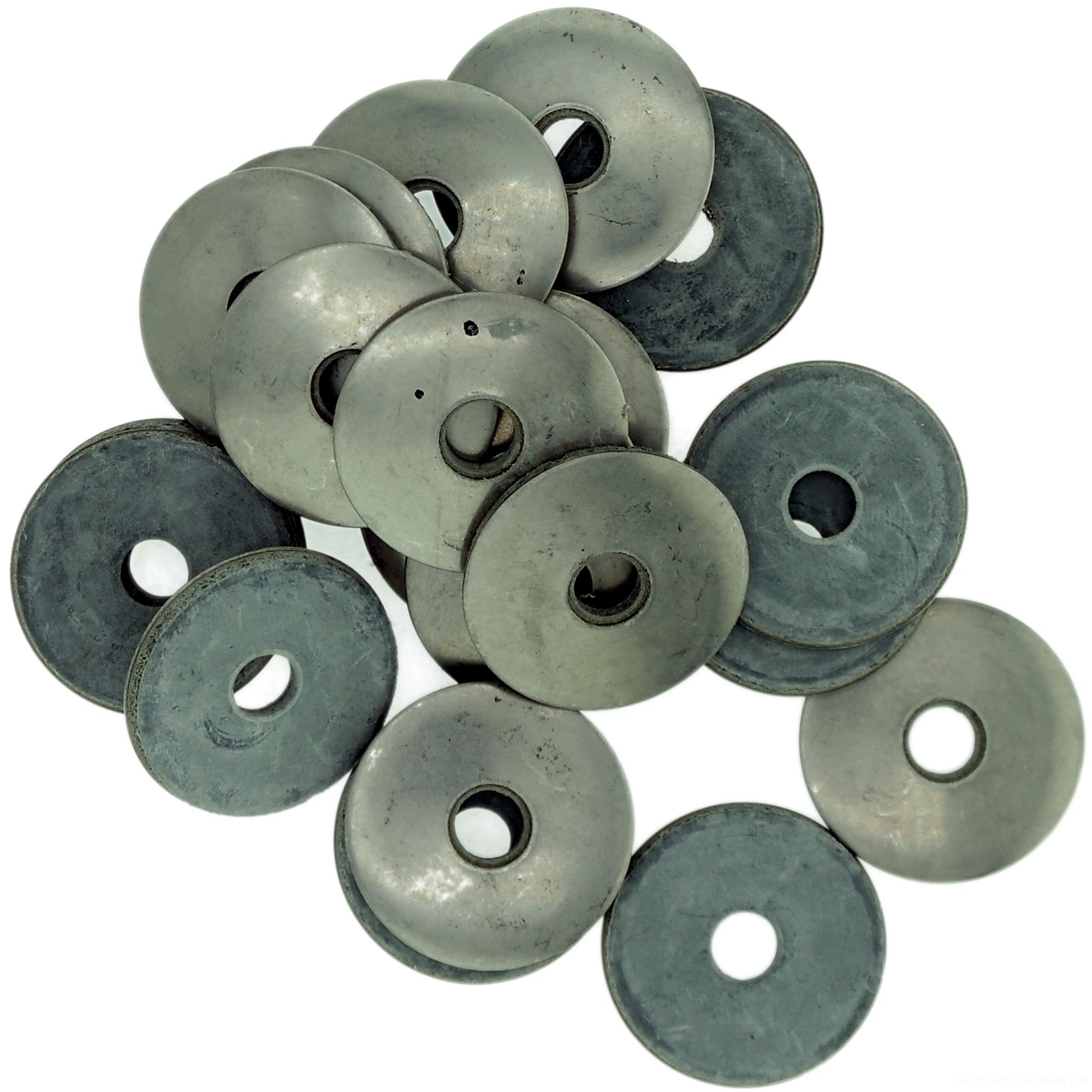 D6.0 (6.0mm x 14mm) Sealing Washer (Grey EPDM) - Stainless Steel (A2) (Pack of 20) โ image 1