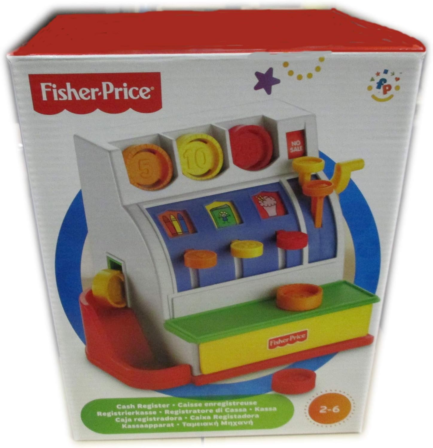 Fisher-Price - Caja Registradora (Mattel 72044): Amazon.es: Juguetes y juegos