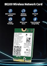 NICGIGA BE200 NGW WiFi 7 Card Bluetooth 5.4 M.2 NGFF PCIe Windows Linux view 2