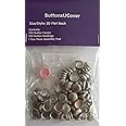100 ButtonsUCover Size 20 FLAT Back Cover Buttons and Assembly Tool Kit