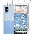 [3+3 Pack]Galaxy A71 5G Screen Protector+Camera Lens Protector, 9H Hardness Tempered Glass, Anti Scratch, HD Clear, Easy Installation, Bubble Free, Screen Protector for Samsung Galaxy A71 5G/4G/5G UW
