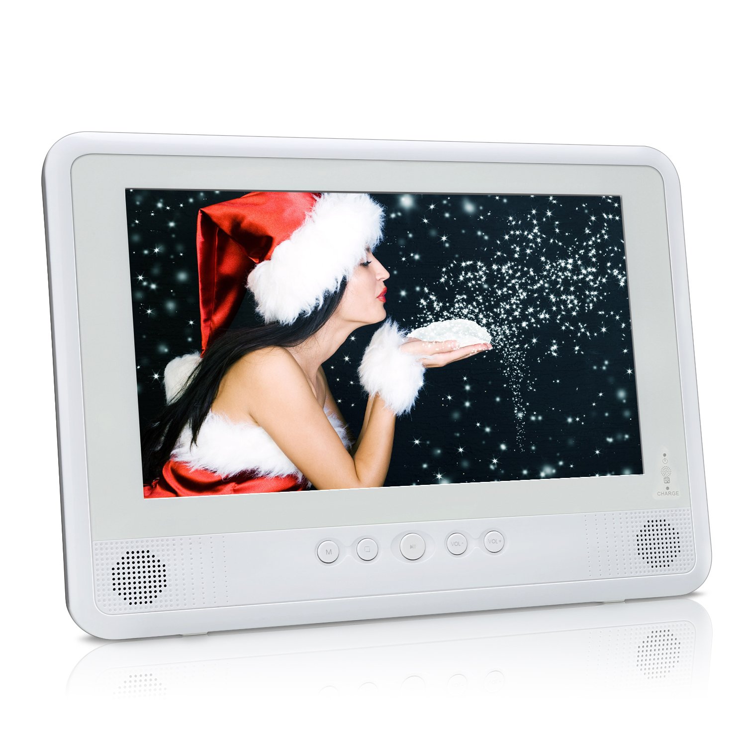 10.1" Dual Screen Portable DVD Player (White) Amazon.ca Electronics