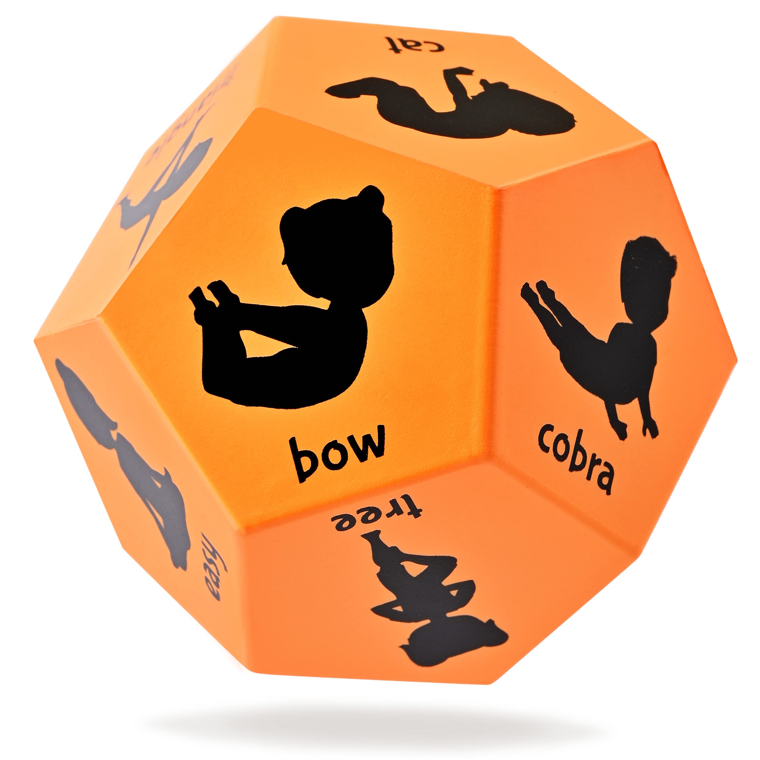 Photo 1 of Covelico Yoga Dice - Yoga for Kids, Pose and Play Peaceful Kids Stretching Gymnastics Games and PE Equipment for Elementary School, Kindergarten, and Preschool, 12-Sided Foam Large Dice for Children