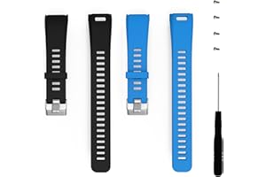 E ECSEM ECSEM Replacement Soft Silicone Bands Straps Compatible with Garmin vivosmart HR ONLY (not The 4J3 Model; not vivosmart hr +; not vivosmart hr Plus)