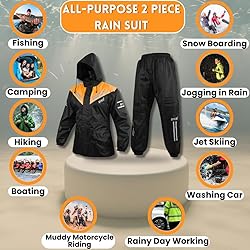 BYKR Waterproof Outdoors Motorcycle Rain Suits for