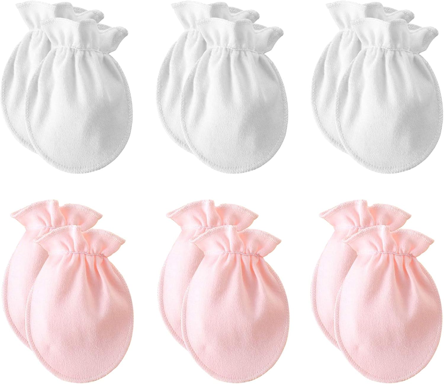 Newborn Baby Mittens No Scratch Cotton Gloves Warm Mittens Baby Glove for Boys Girls: Clothing