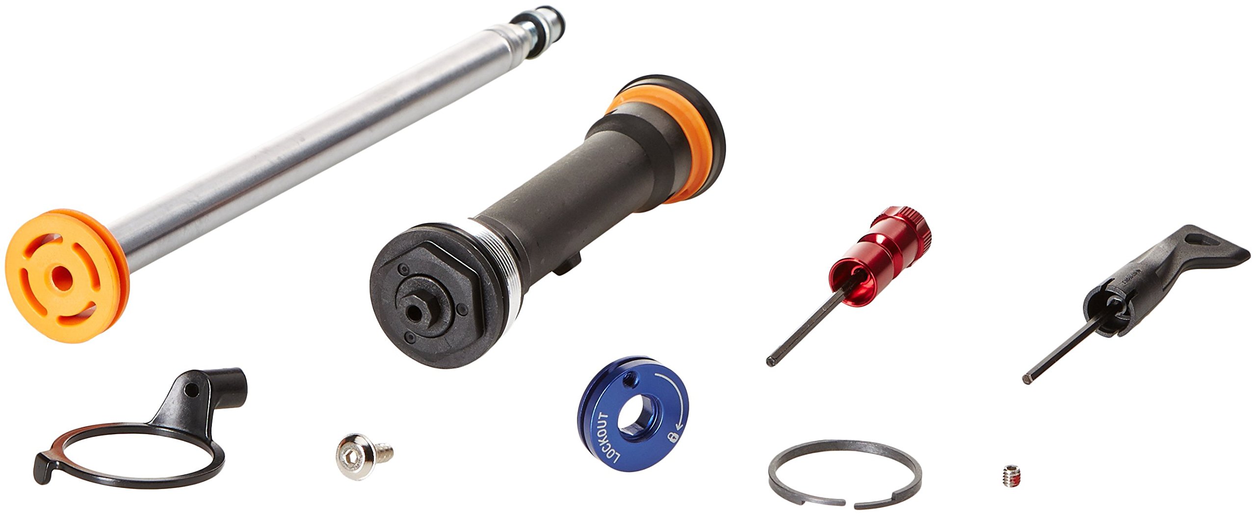 RockShox Damper Internals Right TurnKey Recon Silver TK 26/29 Inches 80-120 mm Remote 17 mm Cable Pull (PopLoc/Original PushLoc Only) A1-A3, 11.4018.009.045