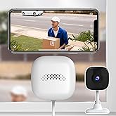 3MP 2K Window Camera, 2.4GHz & 5GHz WiFi Indoor Cameras for Home Security with Full Color Night Vision, Human & Motion Detection Instant Alerts, 24/7 Recording, 2-Way Audio, No Drill Quick Install