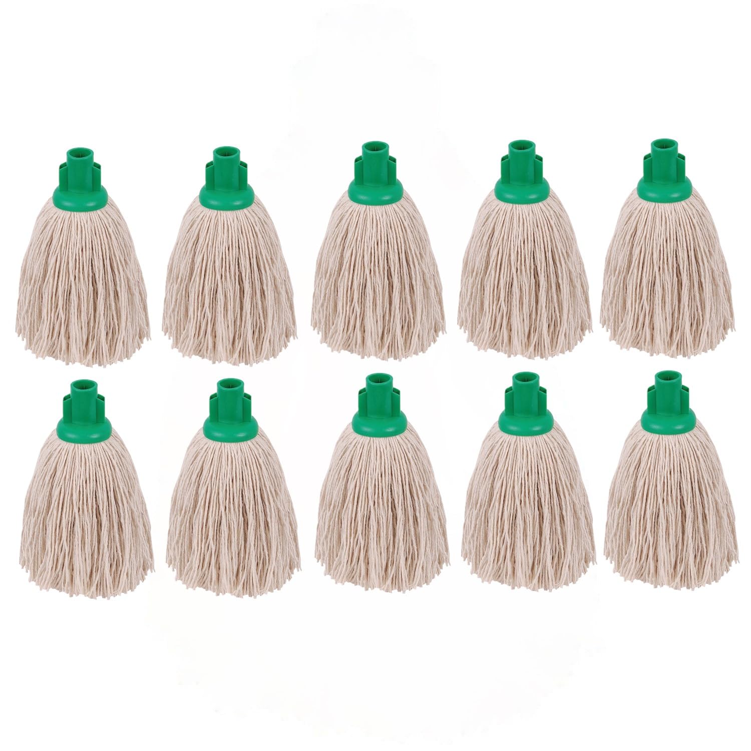 2Work Twine Rough Socket Mop 12oz Green (Pack of 10) 101851G
