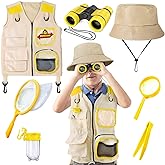 YOPINSAND Kids Explorer Kit & Bug Catcher Kit, Kids Camping Gear for Kids, Outdoor Exploration Set with Vest & Hat, Ideal Outdoor Camping Adventure Toys for Ages 3 4 5 6 7 8 Boys Girls