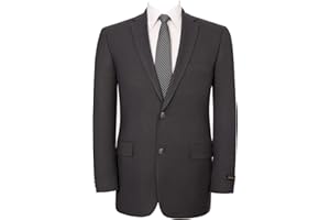 AMY ZHU Men's Sport Coat Classic Fit Stretch Blazer 2 Button Suit Jacket