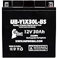 Replacement for YIX30L-BS Battery 12V 30AH SLA - Compatible with, 2014 Polaris Ranger, 2018 Polaris Rzr, 2010