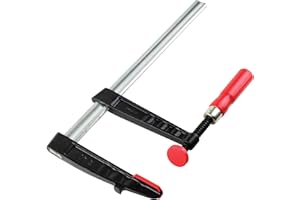 BESSEY TG7.016+2K Clamp, woodworking, F-style, 2K handle, replaceable pads, 7 In. x 16 In., 1320 lb