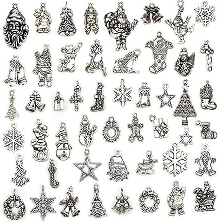 Amasawa 50 Pieces Pendentif Diy Forme Melange Accessoire Mignon De Amasawa 50 Pieces Pendentif Diy Forme Melange Accessoire Mignon De