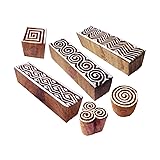 Pottery Printing Blocks Oriental Border Spiral