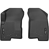 Husky Liners Weatherbeater Floor Mats | Fits 2007-2012 Dodge Caliber, 2007-2017 Jeep Compass, Jeep Patriot | Front Row, 2-pc Black - 13001