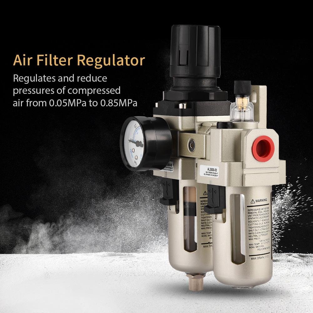 Air Filter Regulator Piggyback Air Compressor Pressure