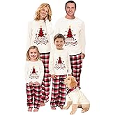 WephuPSho Christmas Family Matching Pajamas, Festive Xmas Jammies Sets for the Whole Family, Holiday Pjs Christmas