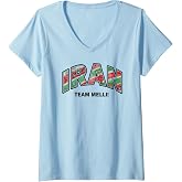 Women's Soccer Fan 2026 Iran Team Melli Supporters V-Neck T-Shirt