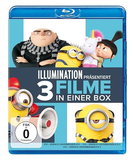 Ich - Einfach unverbesserlich 1-3 [Blu-ray]