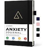KUMEER Guided Anxiety Journal for Women & Men – Cognitive Behavioral Therapy (CBT) Journal with Mindfulness Prompts, Anti-Anxiety Techniques, Overthinking & Brain Dump Journals – A Thoughtful Gift for Mental Health & Wellness