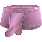 ZONBAILON Men's Bulge Enhancing Brief Dual Pouch Underwear Breathable Bikini’s Boxer Modal Trunk