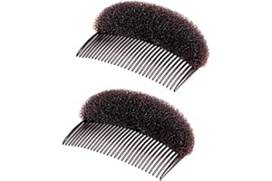 2Pcs Charming Bump It Up Volume Inserts Hair Comb Do Beehive Hair Stick Bun Maker Tool Hair Base Styling Accessories for Wome