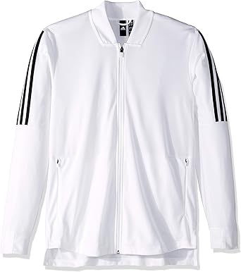 adidas white bomber jacket
