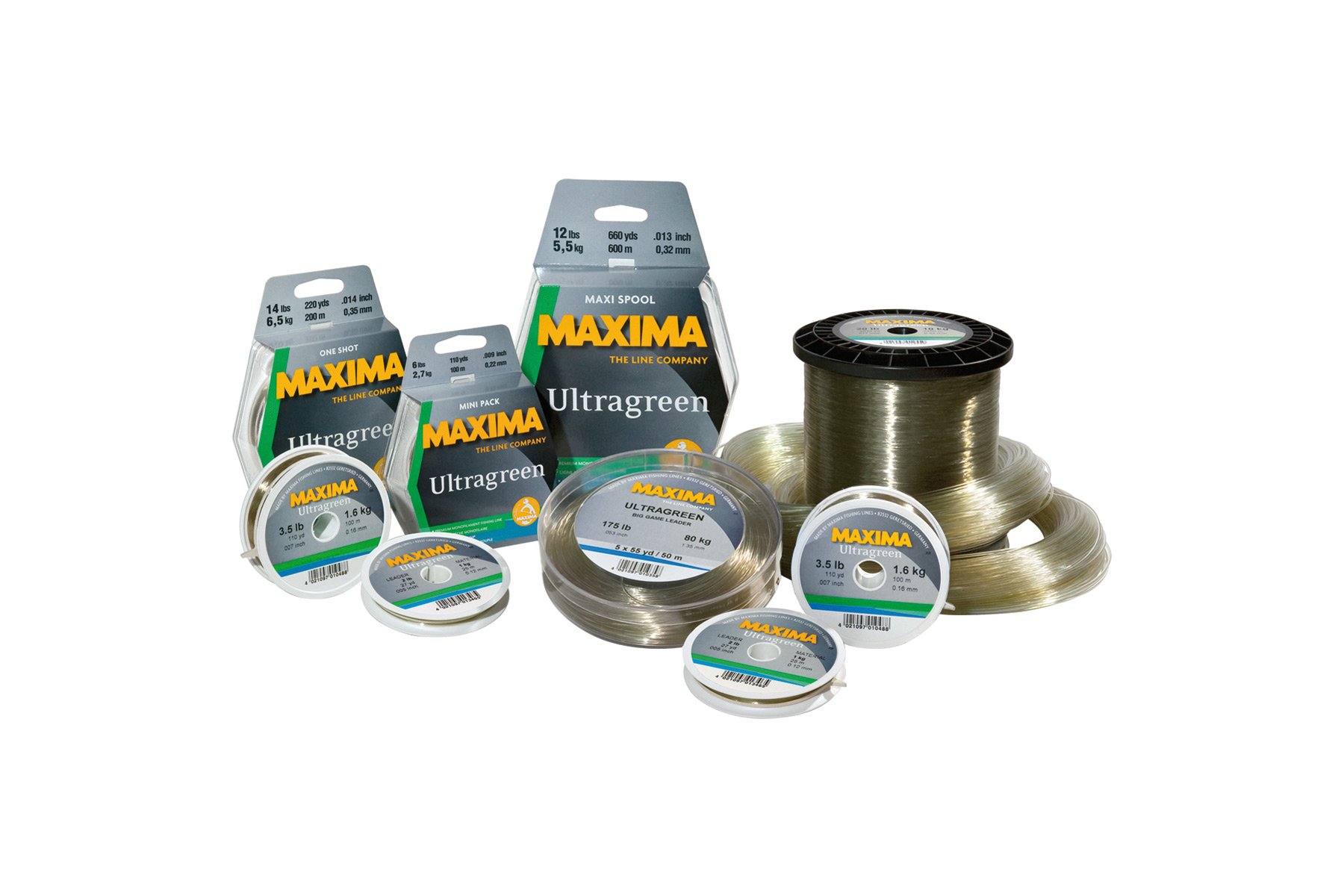 Maxima MAX M/Pack Ultra Green 12lb 100m Minipack