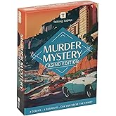 Talking Tables Murder Mystery at The Casino Game, Solo or Group Play, Christmas, Birthday, Date Night, Mystery Party, Includes 3 Case Files, Ages 16+, Detective Board Game for Adults and Teens