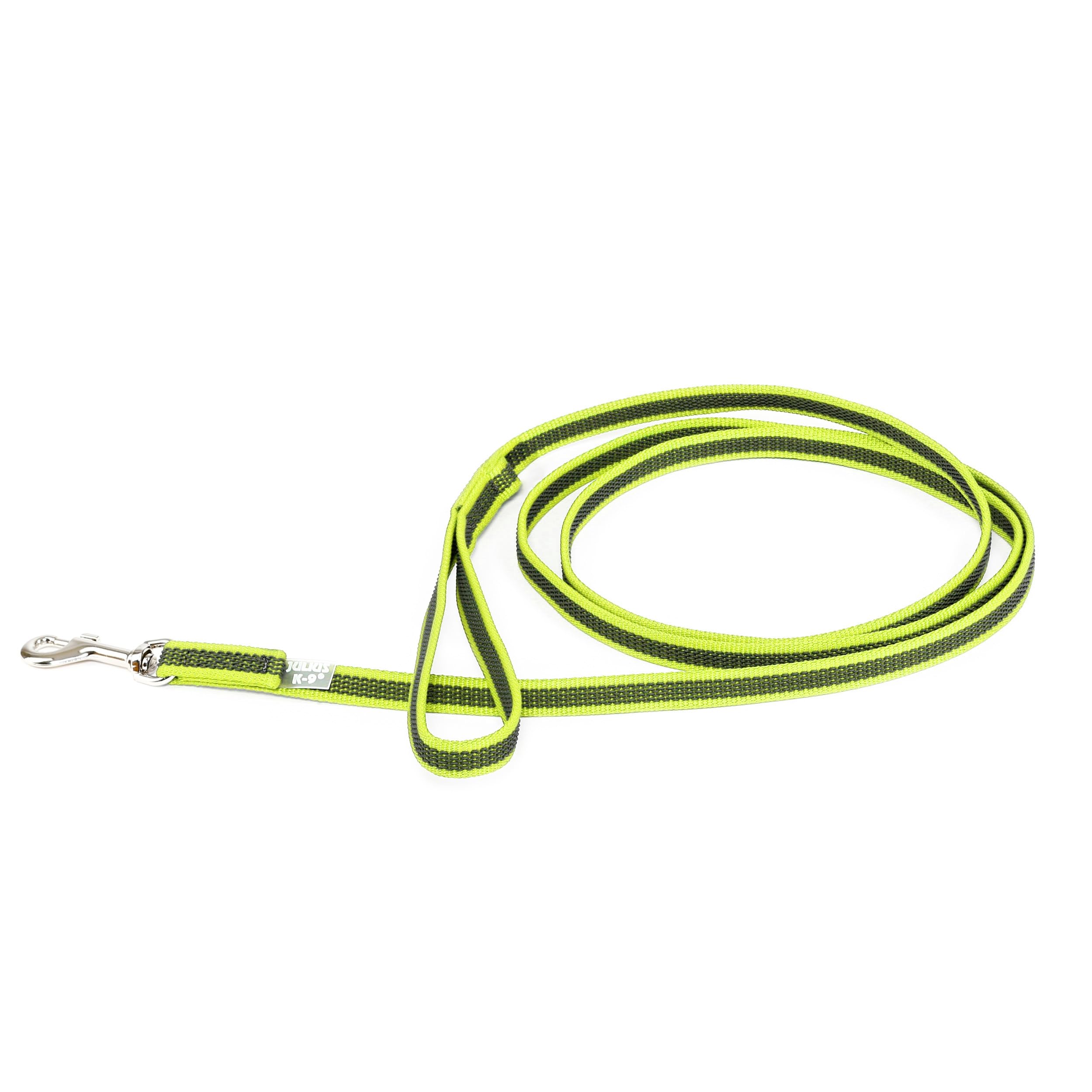 Color & Gray Super-Grip Leash with Handle, 14 mm x 2 m, Neon-Gray