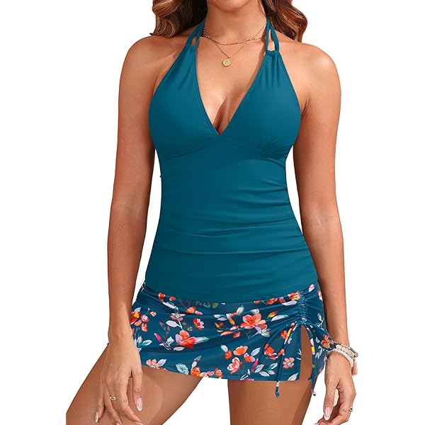 Tankini Swimsuits For Women With Skirt Rvidbe Tankini Swimsuits