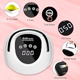 LKE UV LED Nail Lamp for Gel Polish Curing Dryer 36W Fast Drying view 5