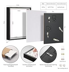 MUXIUNT 5×7 Shadow Box Picture Frame Display Cases