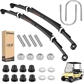 10L0L Golf Cart Heavy Duty Rear 4-Leaf Spring Kit with Bushings &amp; Sleeves for Club Car DS Golf Cart Accessories
