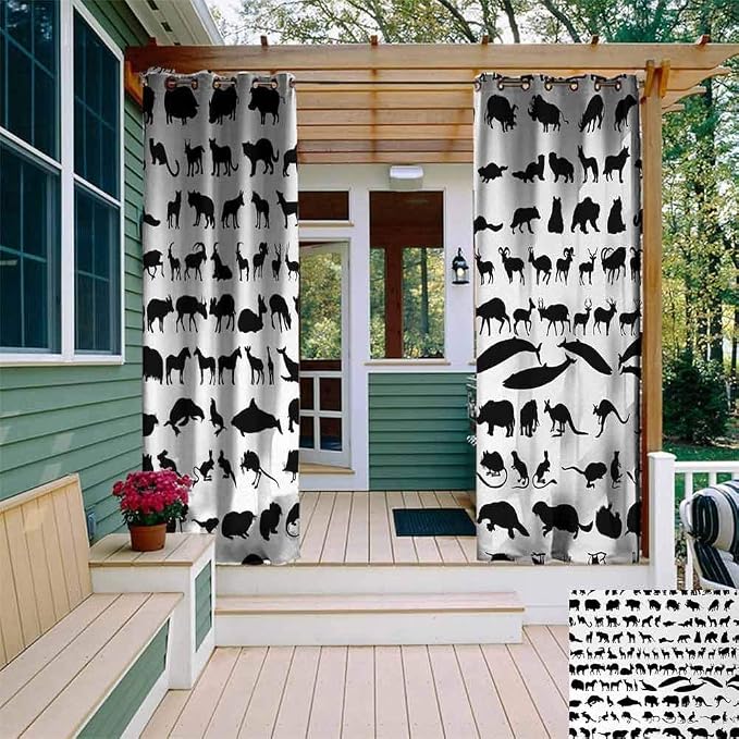 Amazon.com : EwaskyOnline Zoo, Thermal Insulated Blackout Curtains