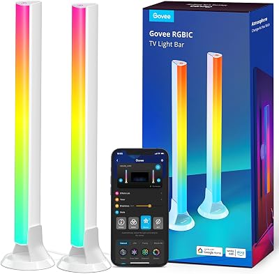 Govee RGBIC TV Light Bars 38cm WiFi Backlight for 45-70 inch TVs Alexa Google