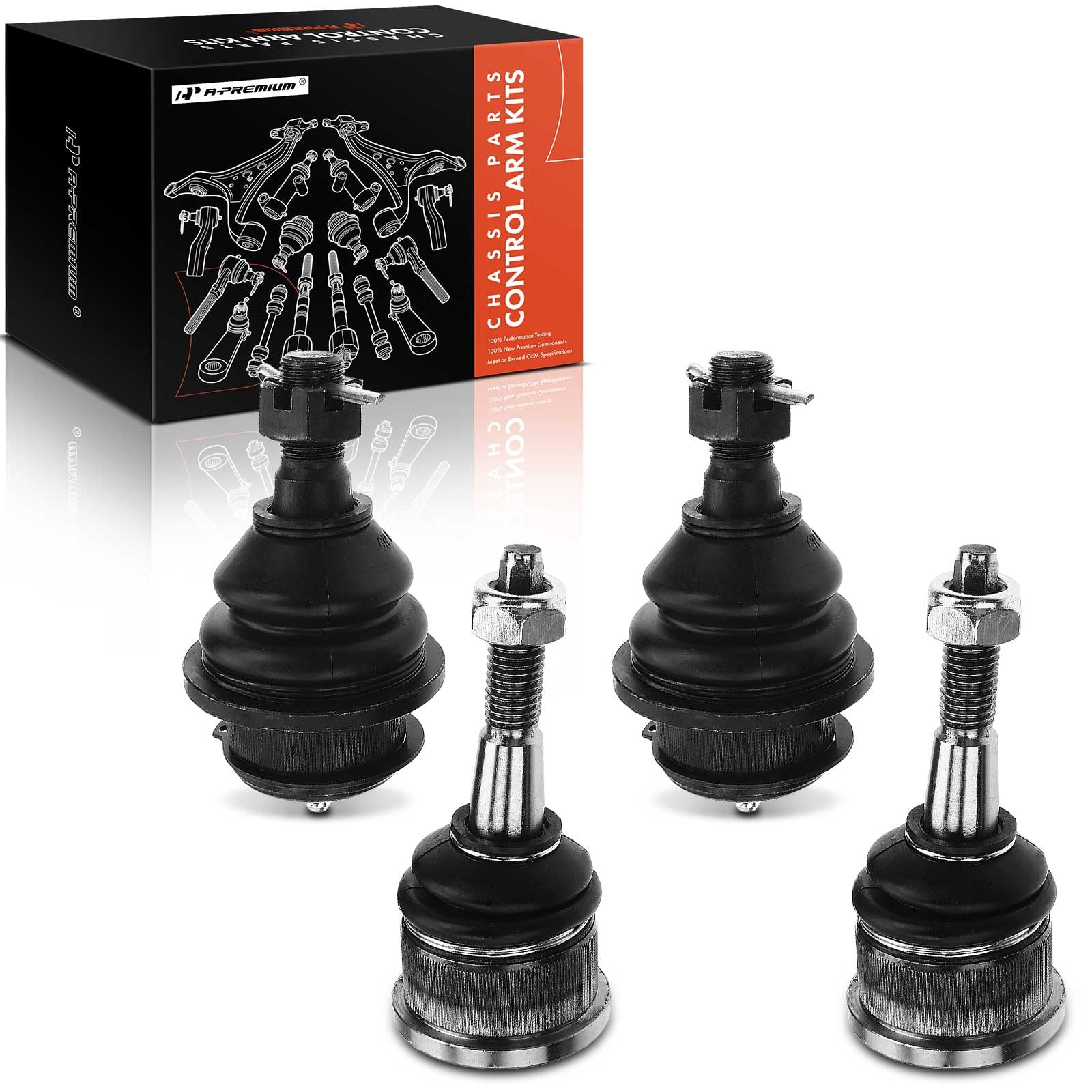 Photo 1 of A-Premium Set of 4, Front Upper & Lower Ball Joints Kit, Compatible with Ford Explorer 2002-2005, Mercury Mountaineer 2002-2005