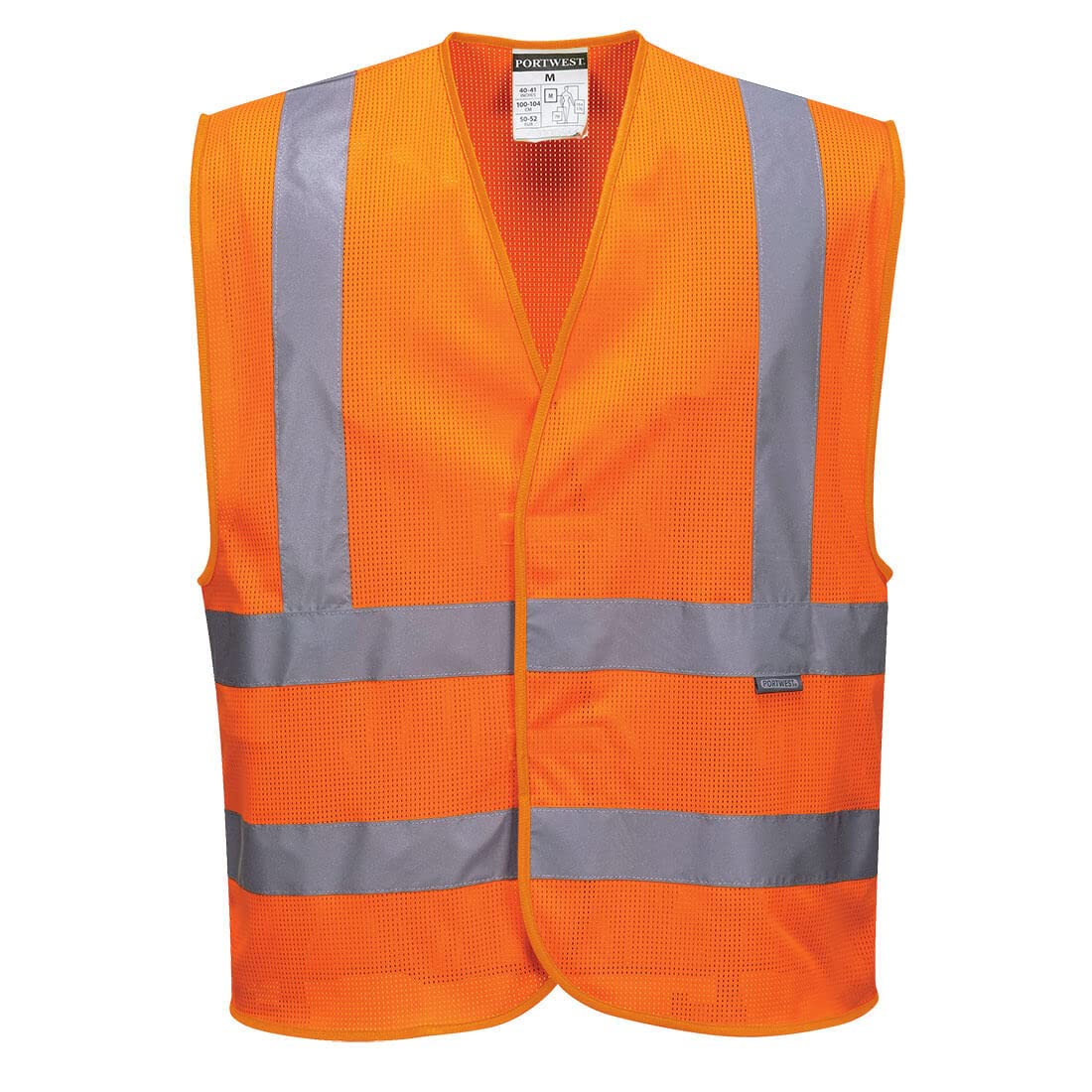 Portwest MeshAir Band & Brace Vest, Color: Orange, Size: XXL/XXXL, C370ORRXX/3X