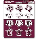 FANMATS NCAA Unisex-Teen NCAA Mini Decal 12-E2pk