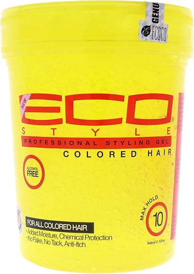 Eco Style Moroccan Argan Oil Hair Gel Extra Firm Hold 32oz Moisturizing Shine